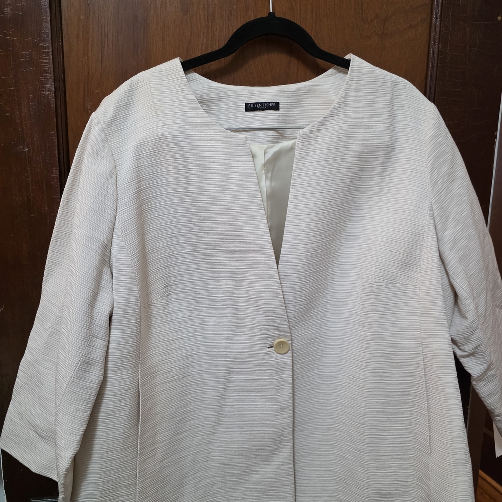 Eileen Fisher Ivory  Jacket
